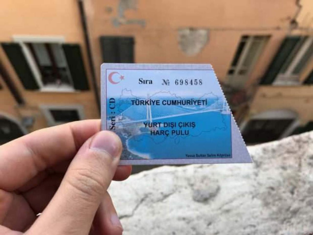 Yurt dışı çıkış harcı Yurt dışı çıkış harcı
