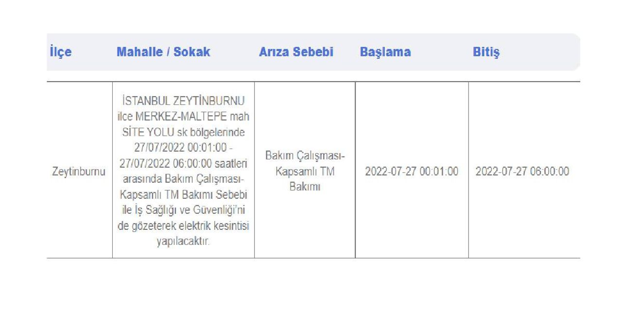 Zeytinburnu Elektrik Zeytinburnu Elektrik