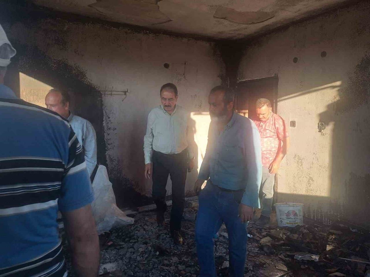 MESOB BAŞKANI ŞEVKET KESKİN’DEN YANGINZEDE ESNAFA ZİYARET