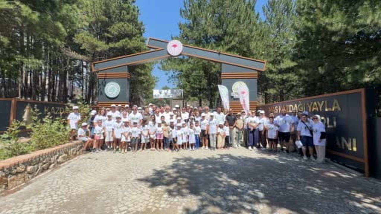 Kazdağları’nın eşsiz doğasında "Aile Kampı" düzenlendi