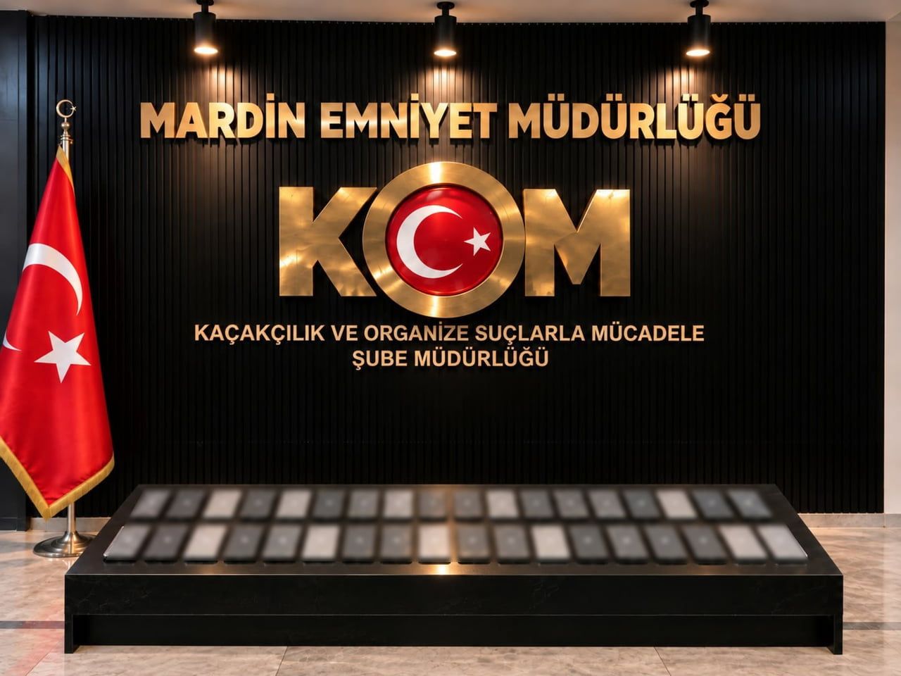 MARDİN'İN MİDYAT İLÇESİNDE DURDURULAN BİR ARAÇTA 36 ADET KAÇAK CEP TELEFONU ELE...