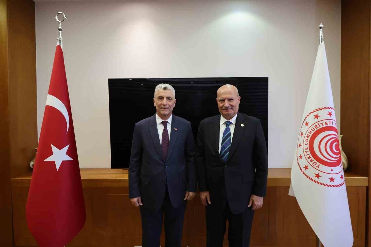 ANKARA TİCARET ODASI (ATO) BAŞKANI GÜRSEL BARAN, TİCARET BAKANI ÖMER BOLAT’I ZİYARET ETTİ