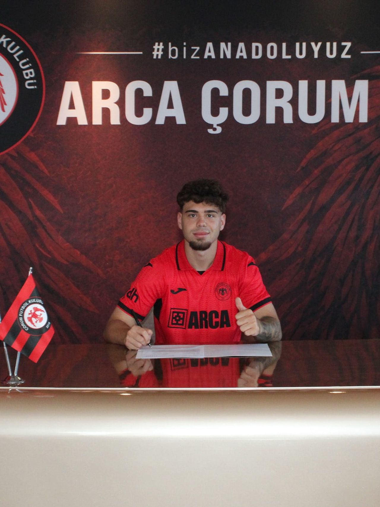 TRENDYOL SÜPER LİG EKİPLERİNDEN ÇORUM FK, ROMANYALI SOL BEK OYUNCUSU ANDREİ BORZA İLE 4+1 YILLIK...