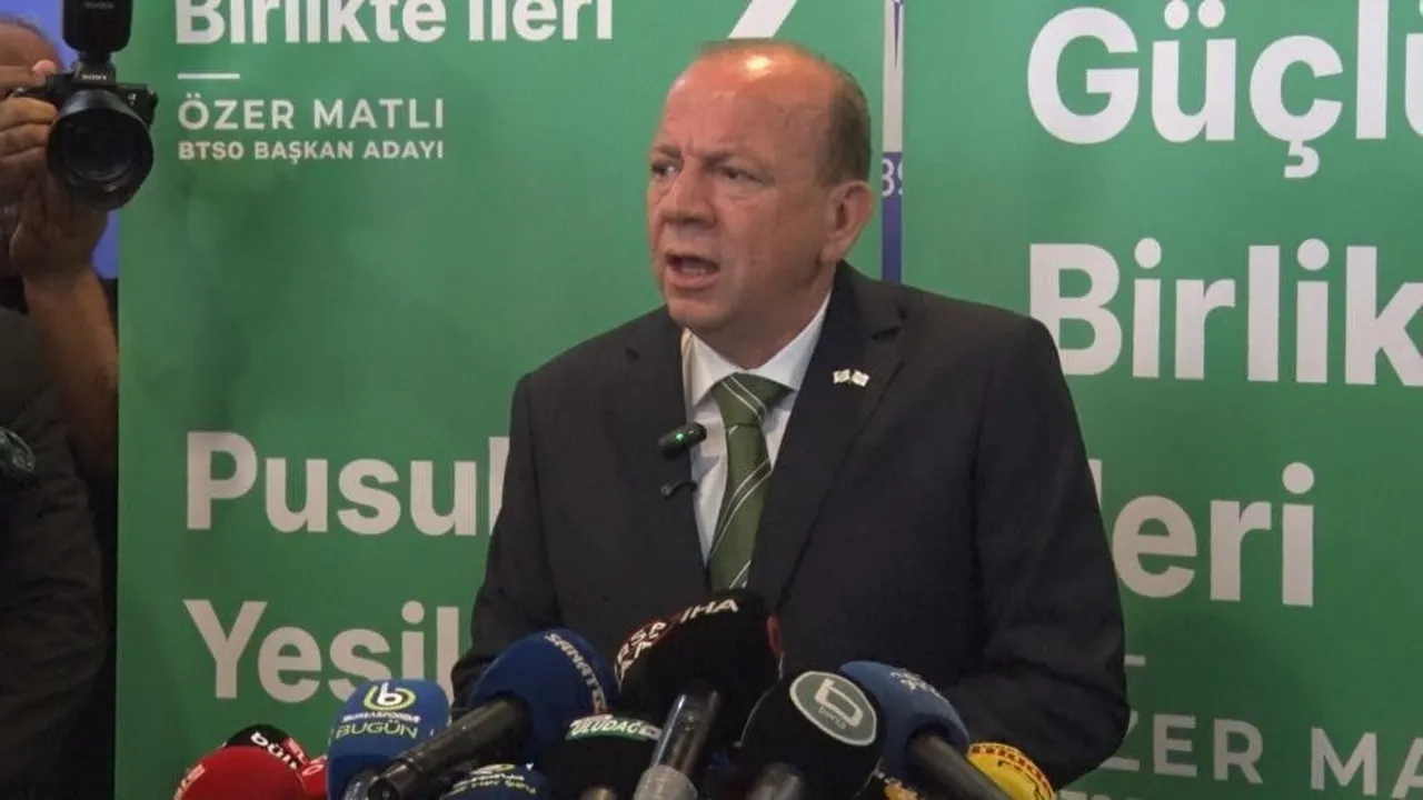 BTSO’DA KRİTİK GÜN BAŞKAN ADAYI MATLI’DAN DİKKAT ÇEKEN AÇIKLAMALAR