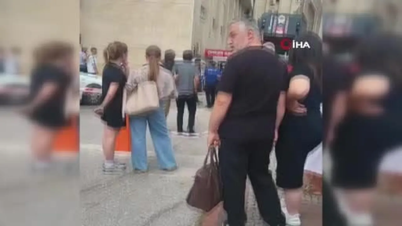 9. kattaki cama çıktı, polis ekiplerinin ikna çalışmasıyla indirildi