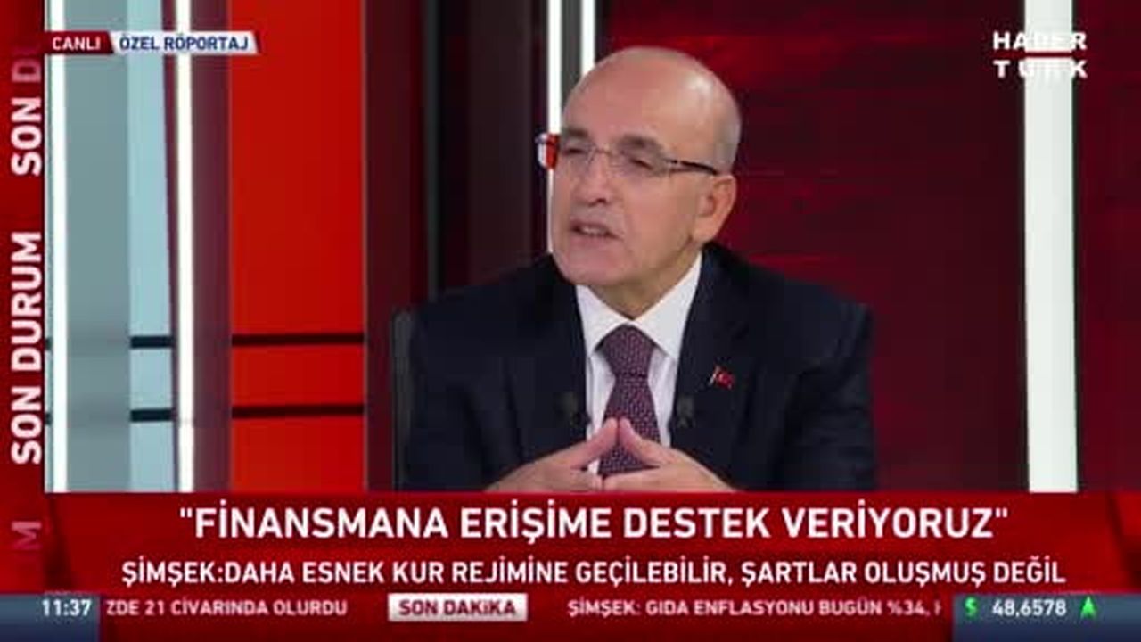 Bakan Şimşek: "Bu sene başlayarak biz imalat sanayine işletme sermayesi desteği vereceğiz"