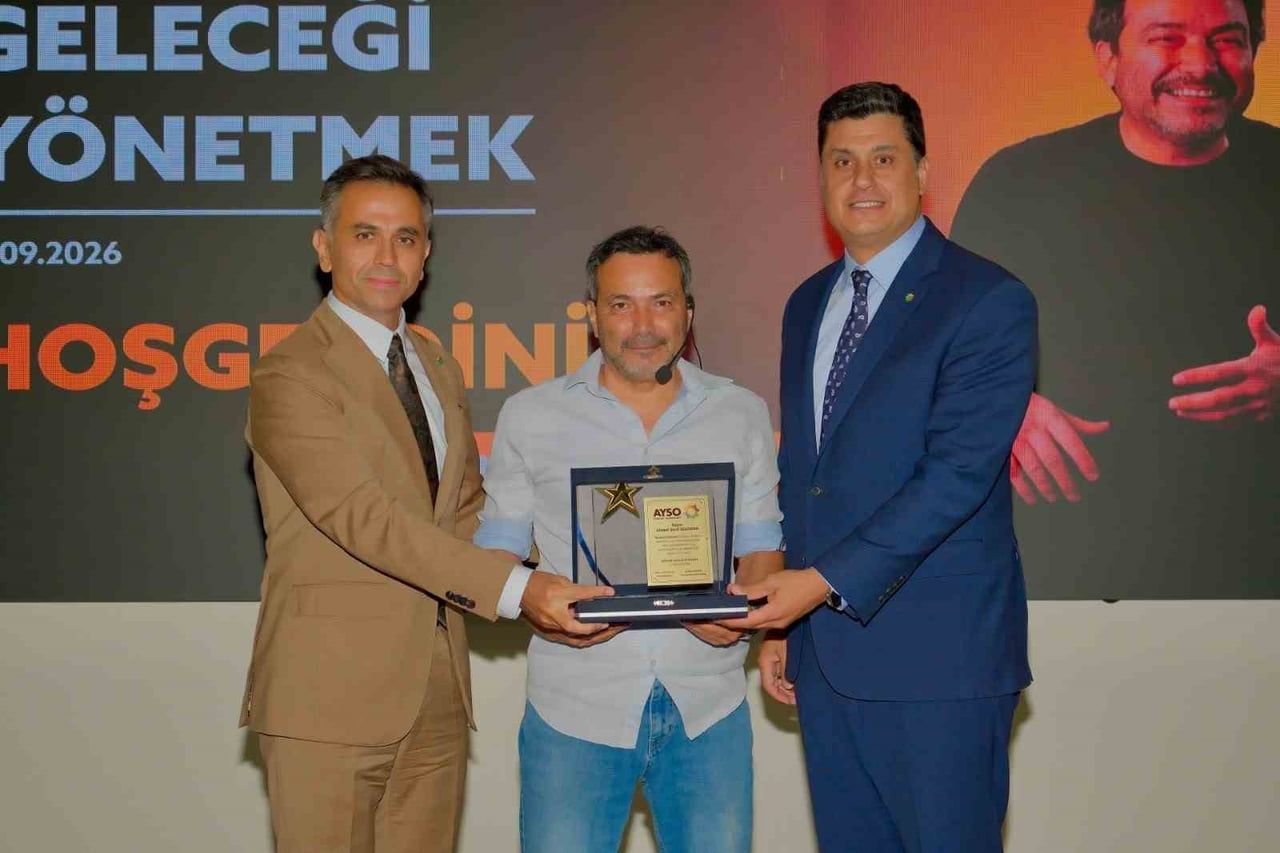 AYDIN SANAYİ ODASI’NIN (AYSO) DÜZENLEDİĞİ SEMİNERDE SANAYİCİLERLE BULUŞAN EĞİTİMCİ YAZAR AHMET...