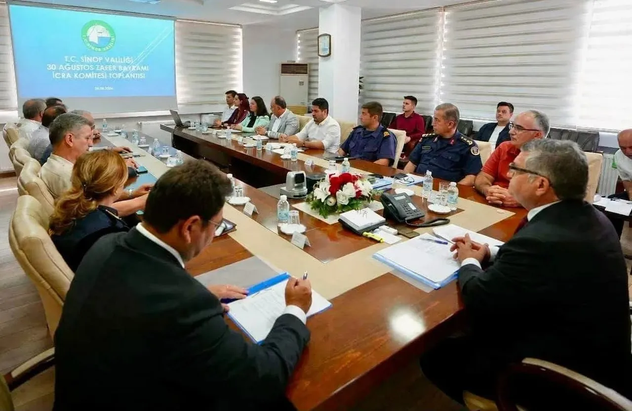 SİNOP’TA 30 AĞUSTOS ZAFER BAYRAMI’NIN 104. YIL DÖNÜMÜ DOLAYISIYLA GERÇEKLEŞTİRİLECEK KUTLAMA...