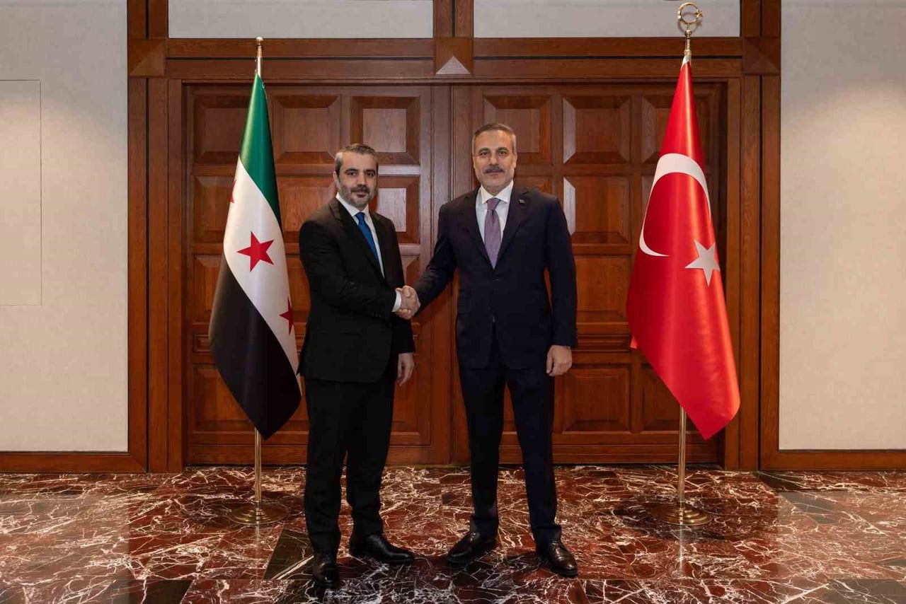 DIŞİŞLERİ BAKANI HAKAN FİDAN, SURİYE DIŞİŞLERİ BAKANI ESAD HASAN ŞEYBANİ İLE...
