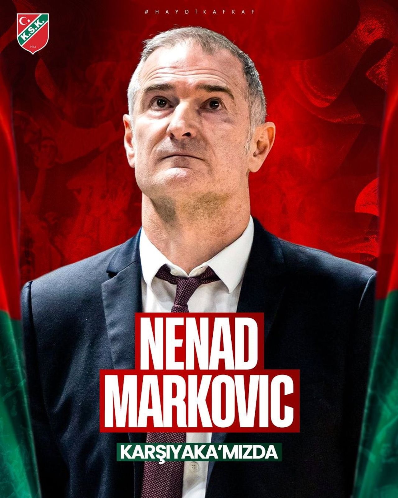 KARŞIYAKA BASKETBOL, BAŞANTRENÖRLÜK GÖREVİNE NENAD MARKOVİC’İN GETİRİLDİĞİNİ...