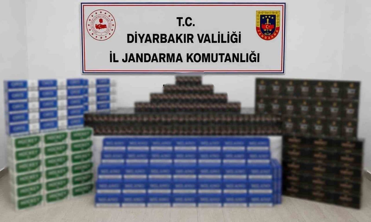 DİYARBAKIR’DA JANDARMA EKİPLERİNCE DÜZENLENEN KAÇAKÇILIK OPERASYONLARINDA ELE...