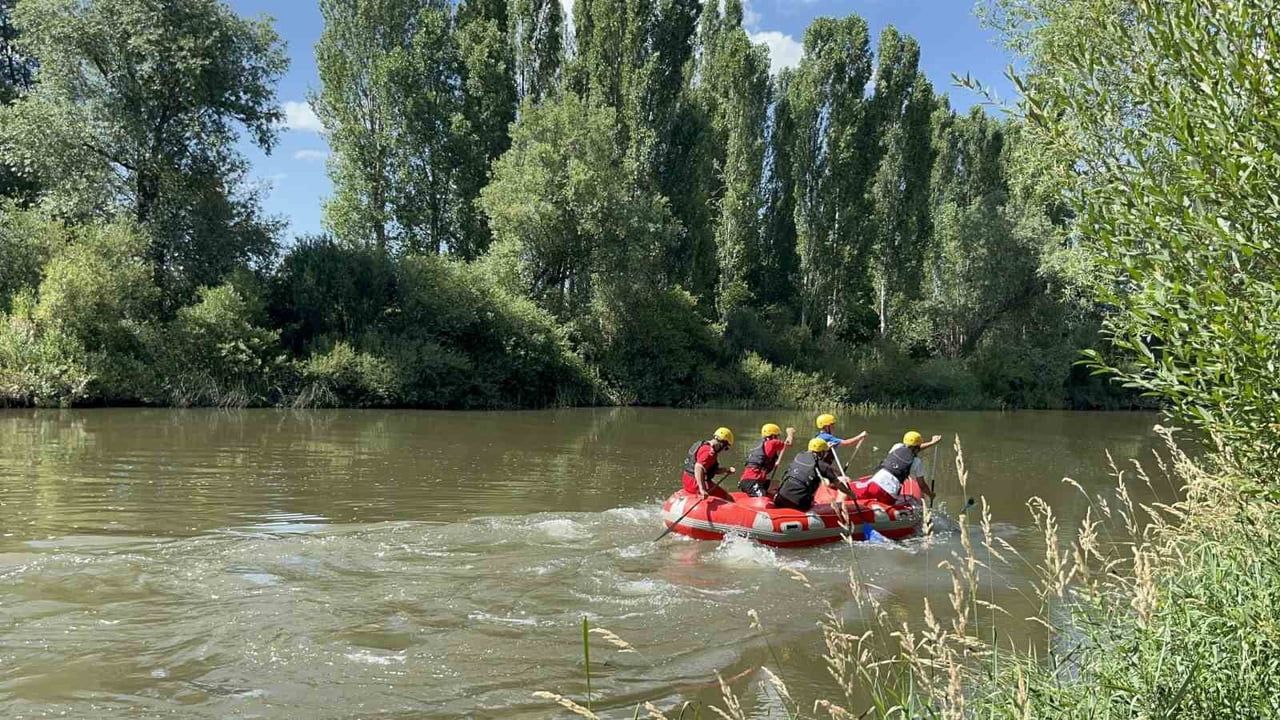 RAFTİNG TEMEL EĞİTİM KAMPI, AKYAKA İLÇESİNDE BAŞLADI.