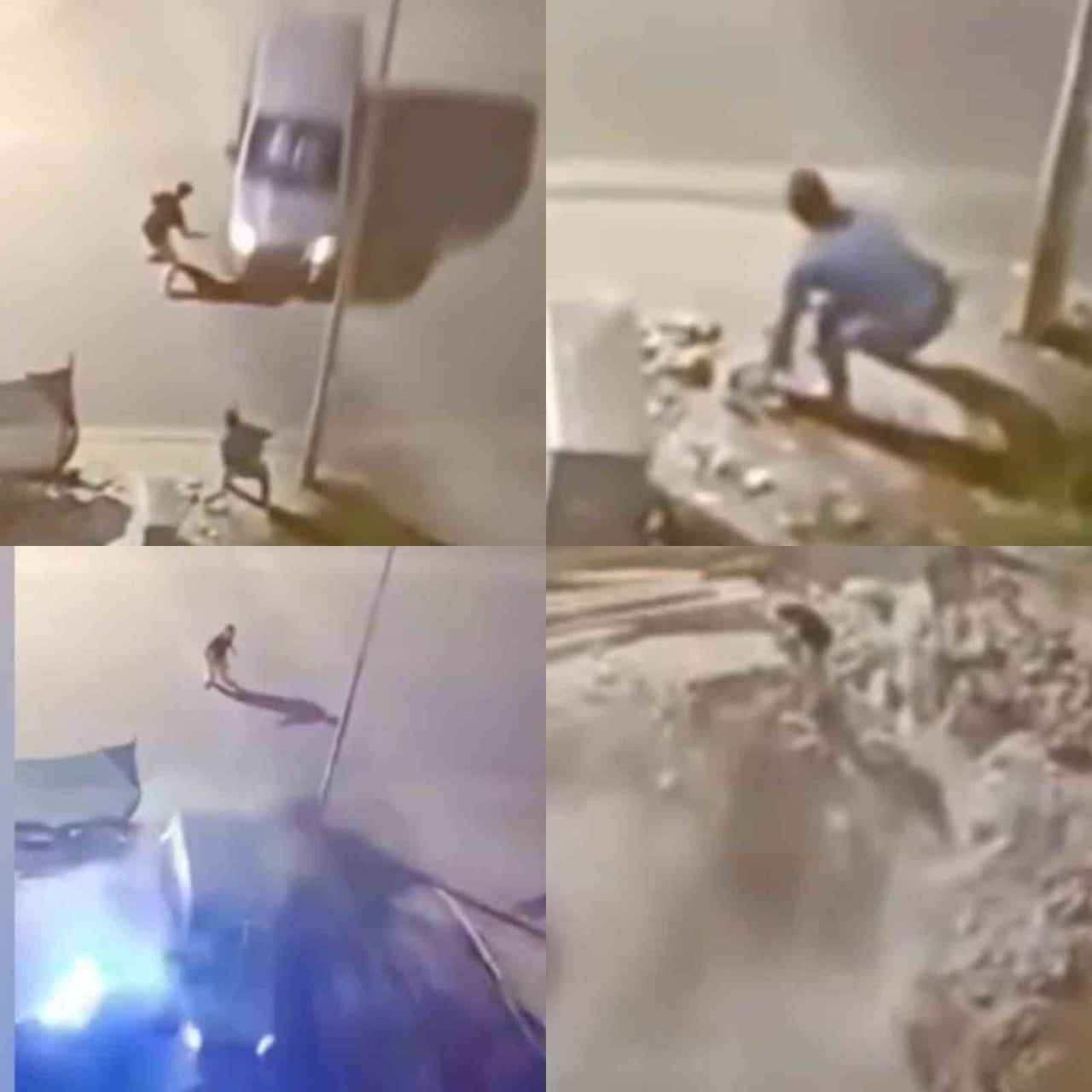 MERSİN'İN ANAMUR İLÇESİNDE BİR ŞAHIS ARACIYLA KAVGA ETTİĞİ ŞAHSA ÇARPIP ÇUKURA UÇTU, HEM KENDİ HEM...