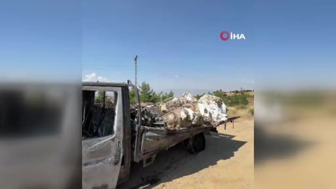 Bir yıllık emekleri 15 dakikada küle döndü