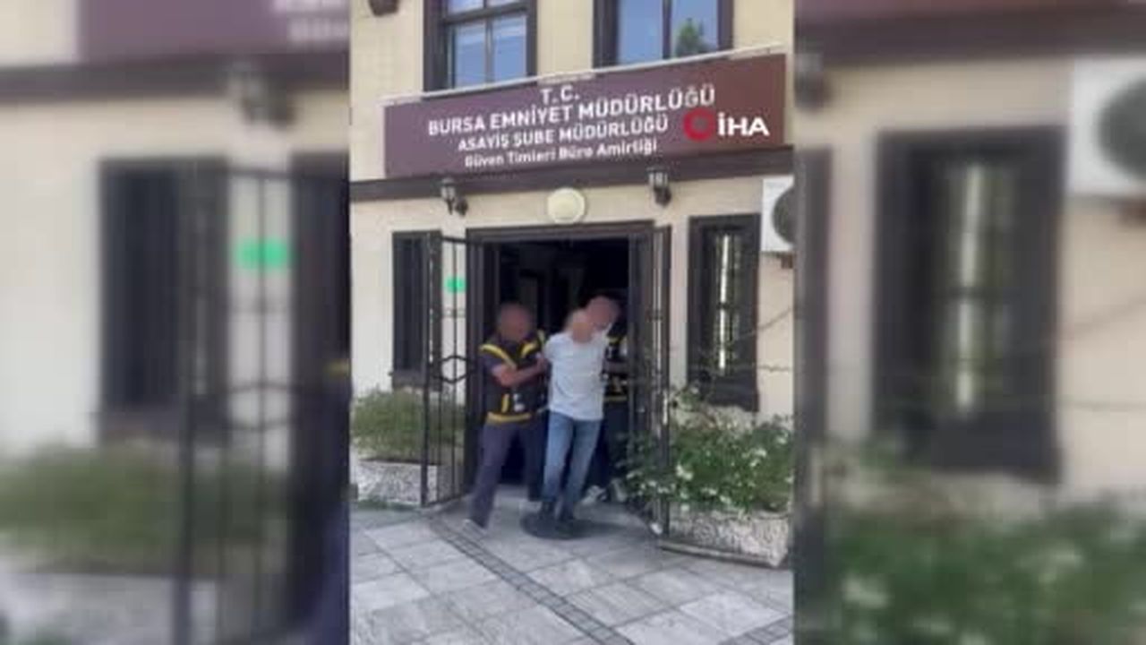 Polise yakalanmamak için saçını kazıttı, yine de kaçamadı