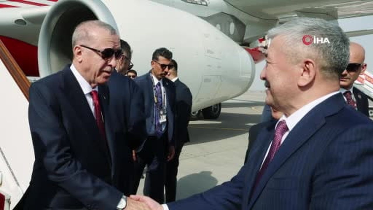 Cumhurbaşkanı Recep Tayyip Erdoğan, Şanghay İş Birliği Teşkilatı Zirvesi'ne katılmak üzere...