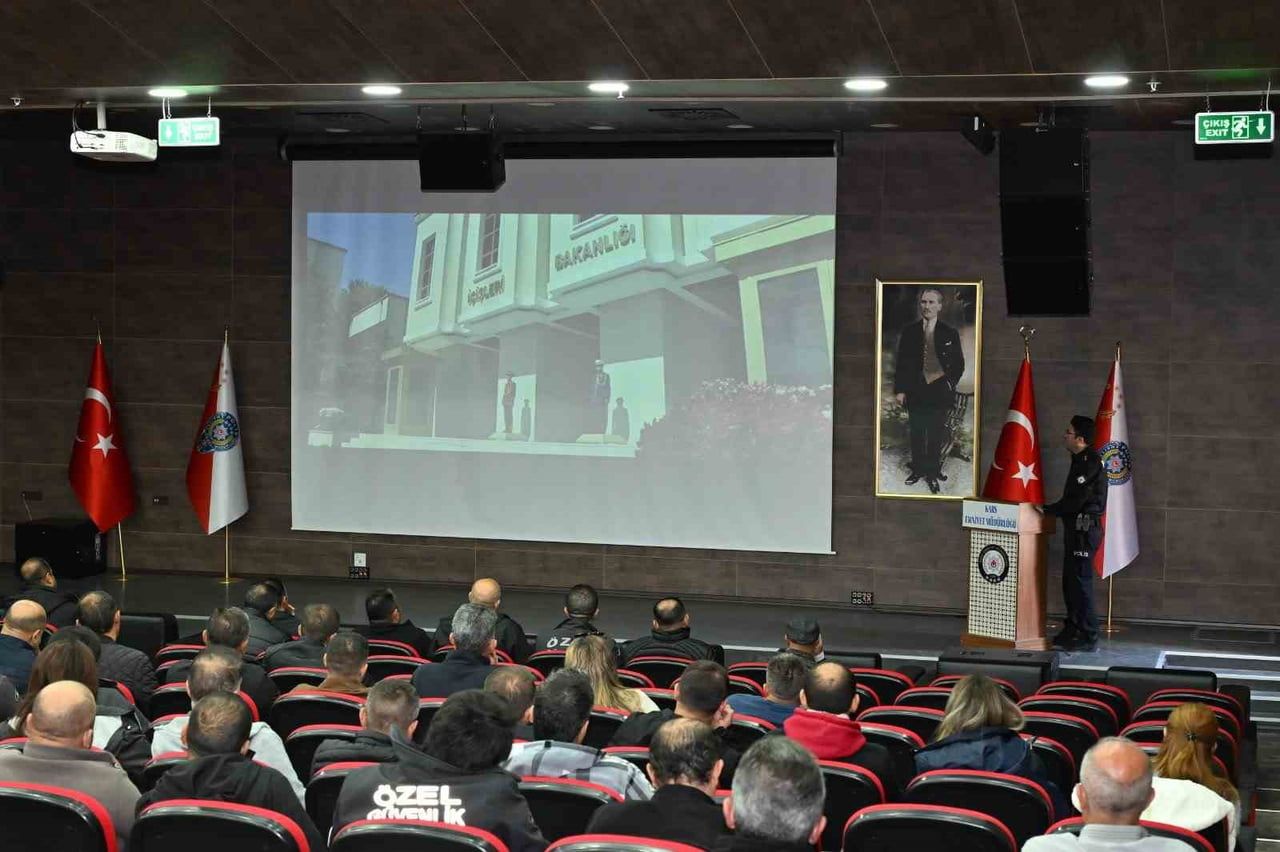 KARS’TA 75 ÖZEL GÜVENLİK GÖREVLİSİNE GÖREV VE SORUMLULUK EĞİTİMİ(KARS-İHA)