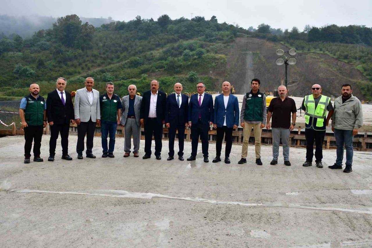 SAMSUN’UN TERME BELEDİYE BAŞKANI ŞENOL KUL, YAPIMI DEVAM EDEN SALIPAZARI BARAJI’NIN TERME İÇİN ÇOK...