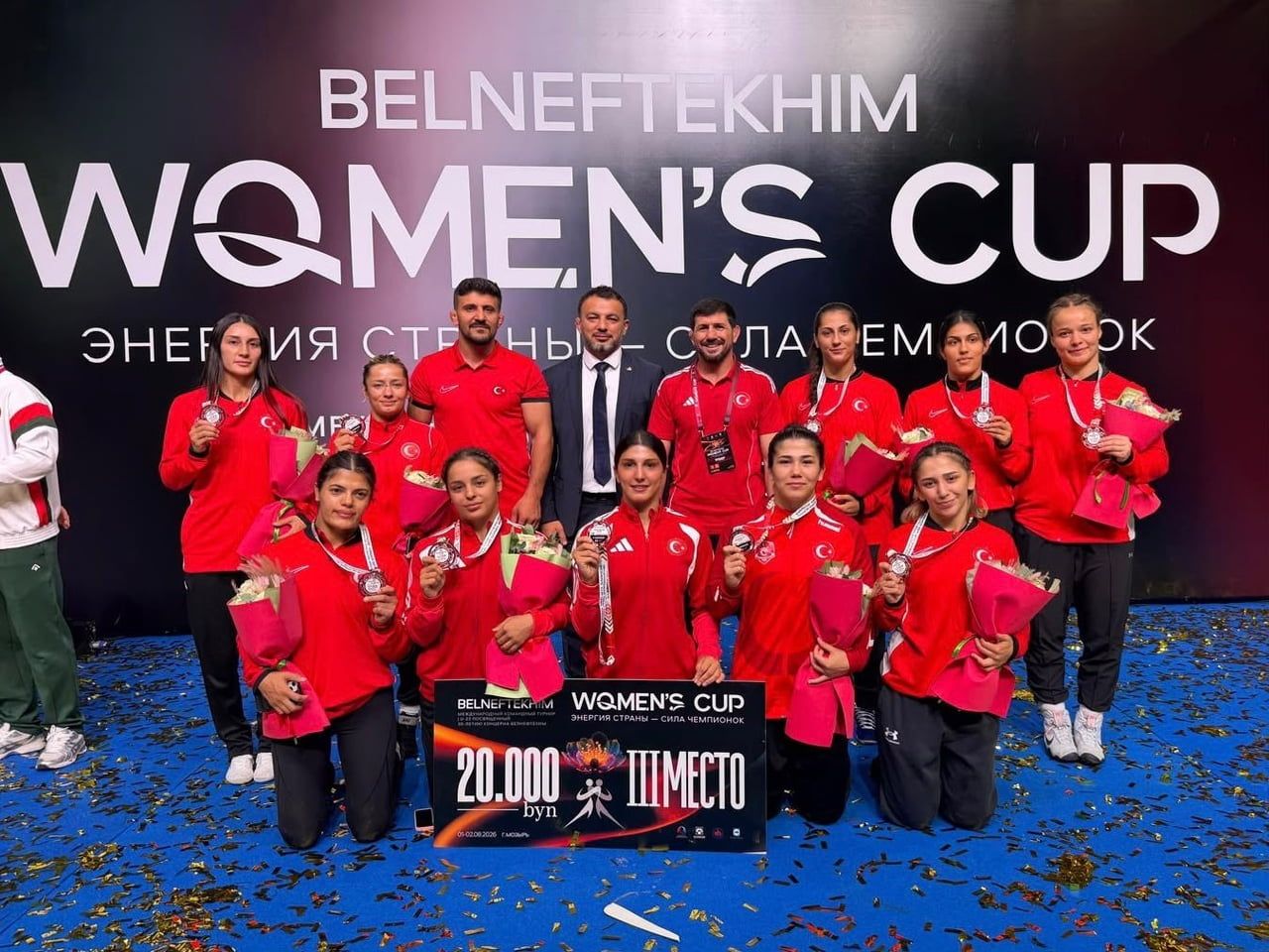 BELARUS’TA DÜZENLENEN U23 BELNEFTEKHİM WOMEN’S CUP’TA MÜCADELE EDEN KADINLAR GÜREŞ MİLLİ TAKIMI, 8...
