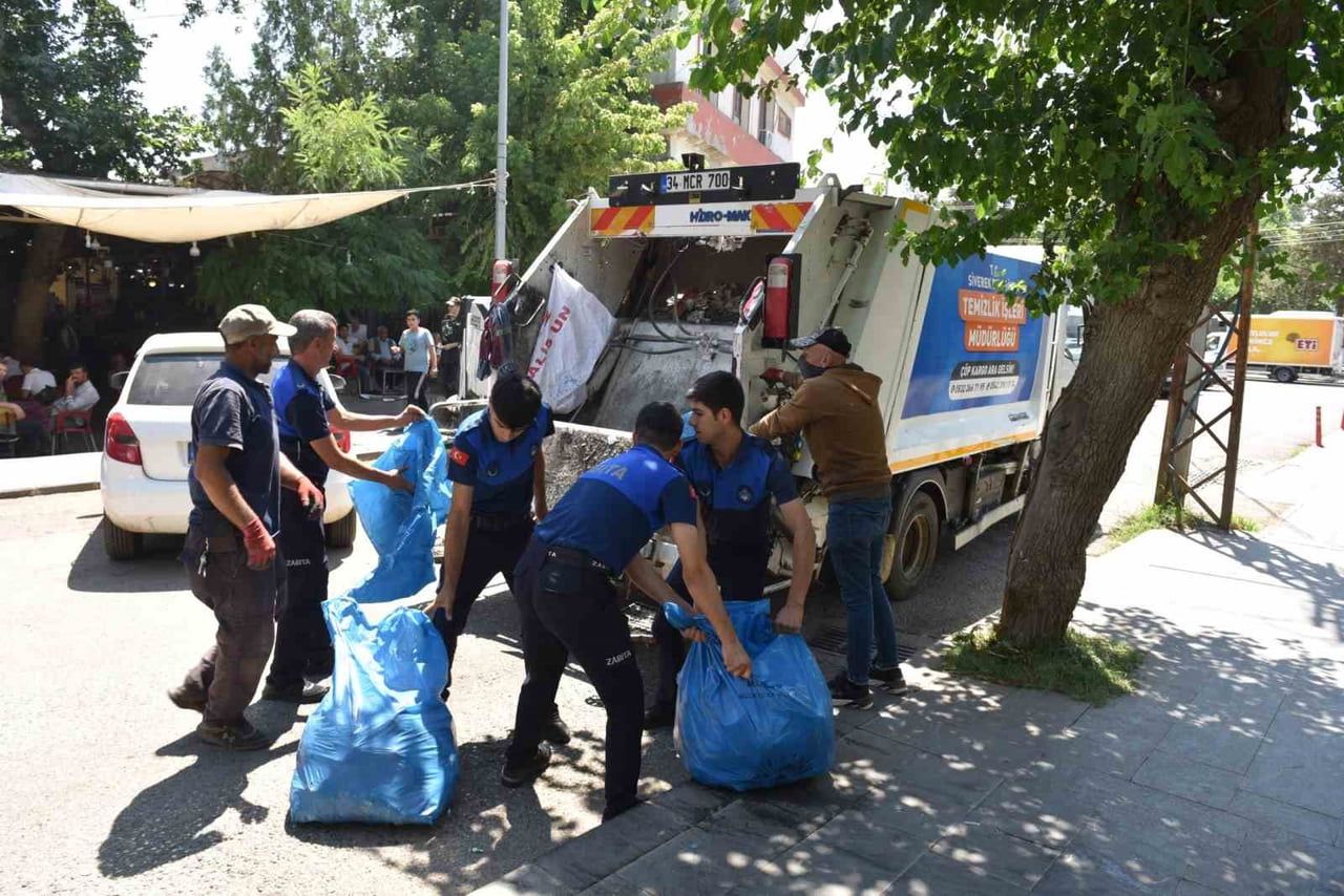 SİVEREK'TE ELE GEÇİRİLEN TONLARCA BOZUK ÜRÜN İMHA EDİLDİ