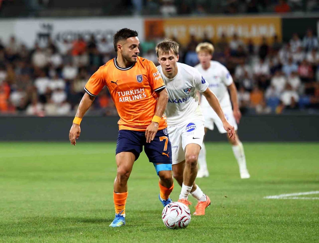 UEFA KONFERANS LİGİ 2. ELEME TURU İLK MAÇINDA BAŞAKŞEHİR, SAHASINDA FİNLANDİYA EKİBİ INTER TURKU...