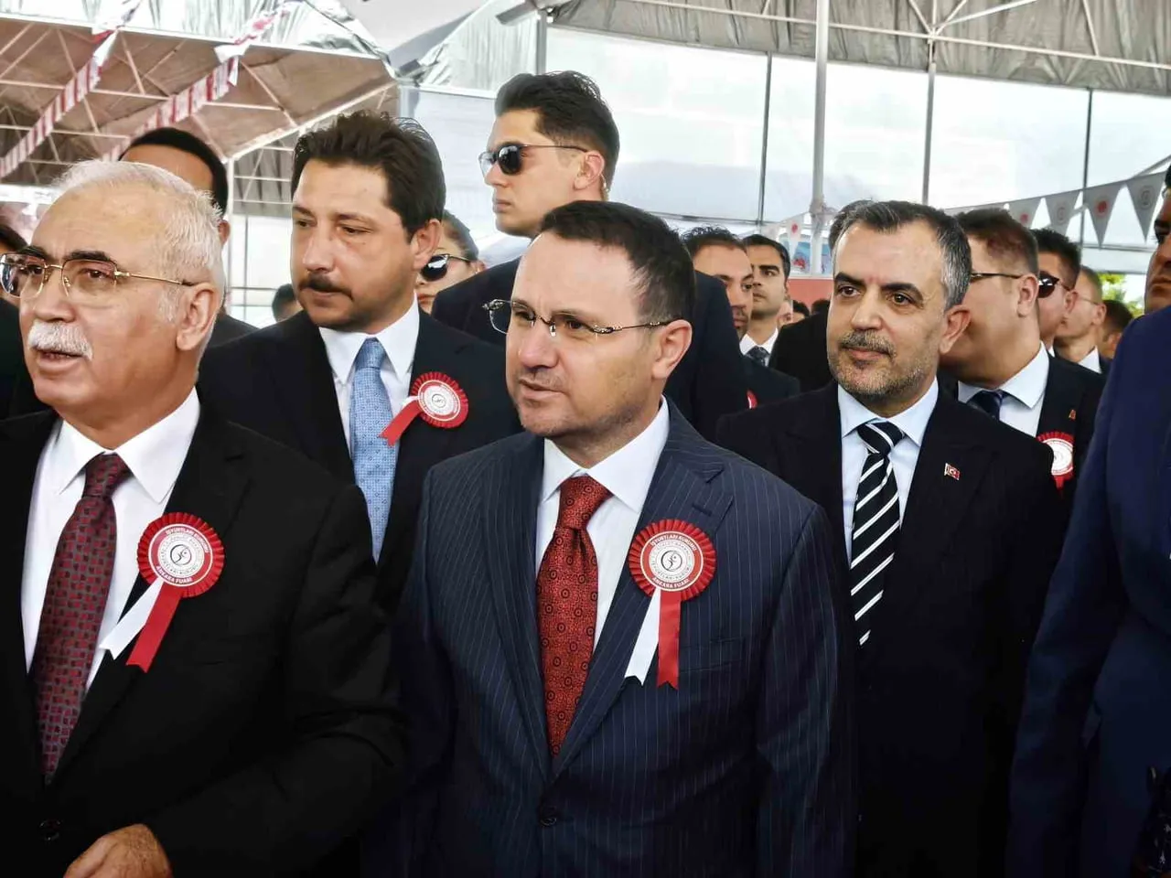 PROGRAMA BAKAN GÜRLEK'İN YANI SIRA ANAYASA MAHKEMESİ BAŞKANI KADİR ÖZKAYA, SAVCILAR, HAKİMLER VE...