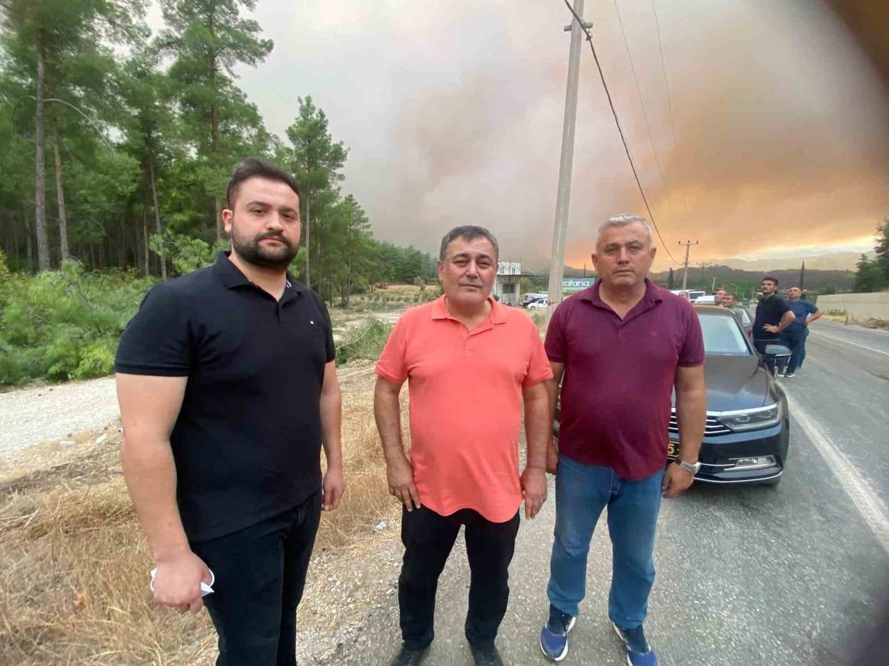 AKSU BELEDİYE BAŞKANI İSA YILDIRIM, DÜN SAAT 16.00 SIRALARINDA BAŞLAYAN YANGININ POYRAZIN...