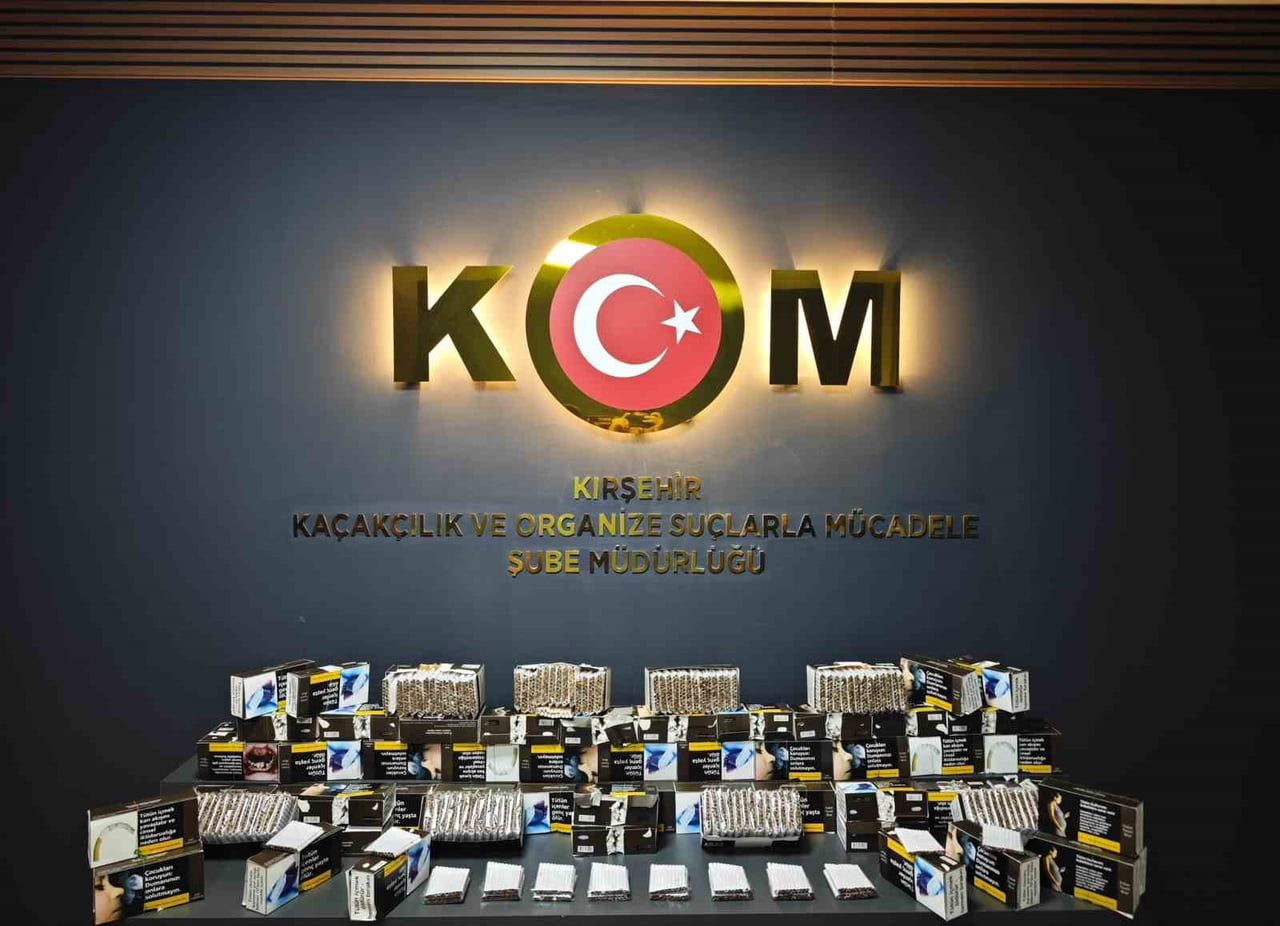 KIRŞEHİR’DE KAÇAKÇILIK VE ORGANİZE SUÇLARLA MÜCADELE (KOM) ŞUBE MÜDÜRLÜĞÜ EKİPLERİNCE BİR İŞ...