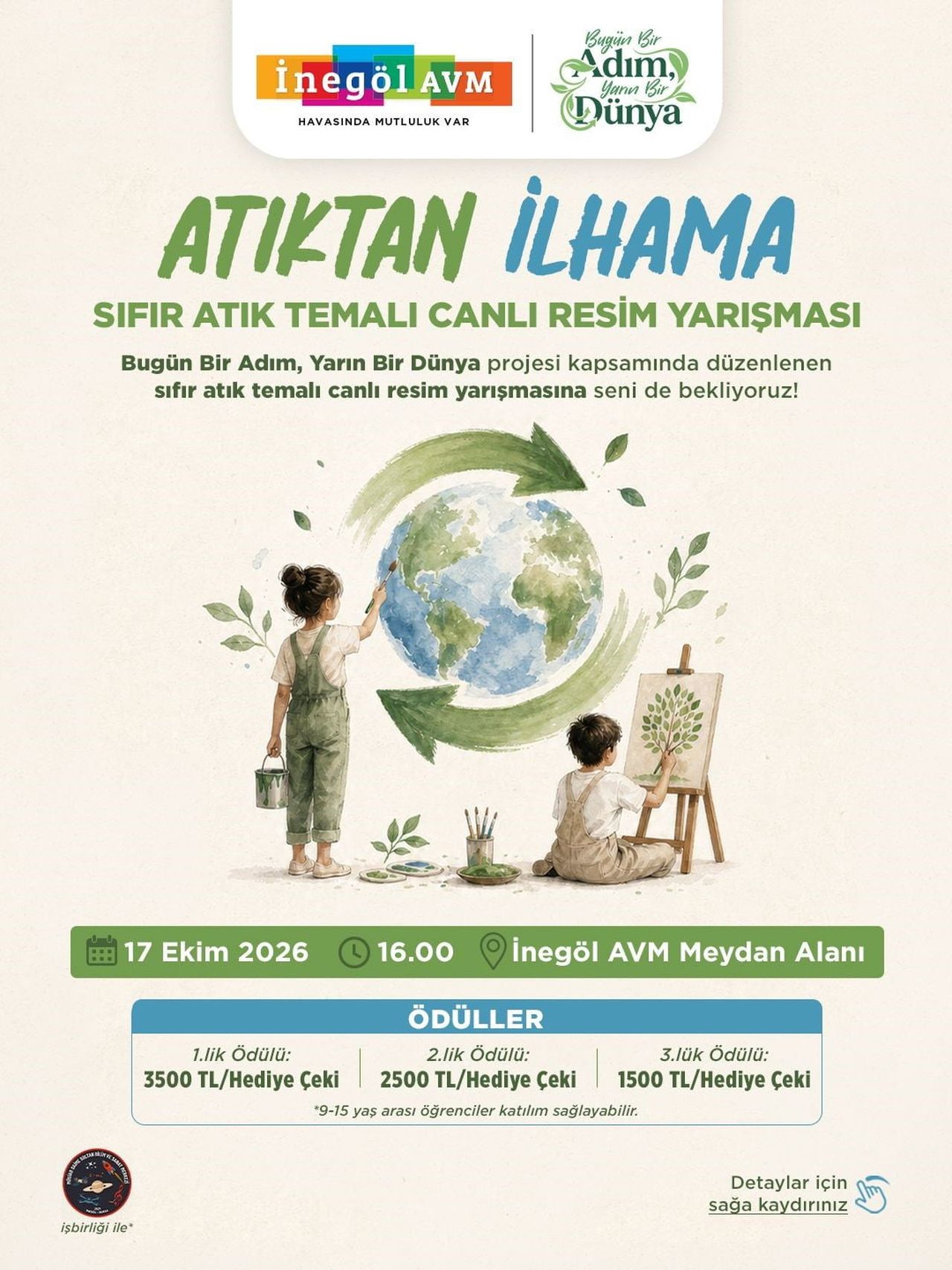 İNEGÖL AVM, ‘BUGÜN BİR ADIM, YARIN BİR DÜNYA’ PROJESİYLE SIFIR ATIK BİLİNCİNİ GÜNLÜK YAŞAMIN BİR...