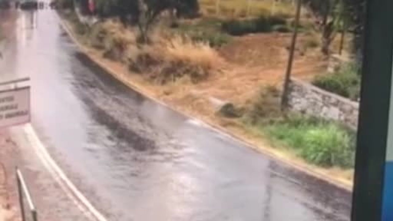Muğla'da 8 kişinin yaralandığı kazanın görüntüleri ortaya çıktı
