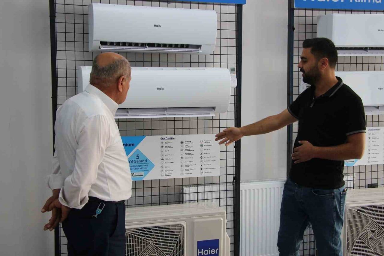 VAN'DA KAVURUCU SICAKLAR KLİMA SATIŞLARINI ARTIRDI