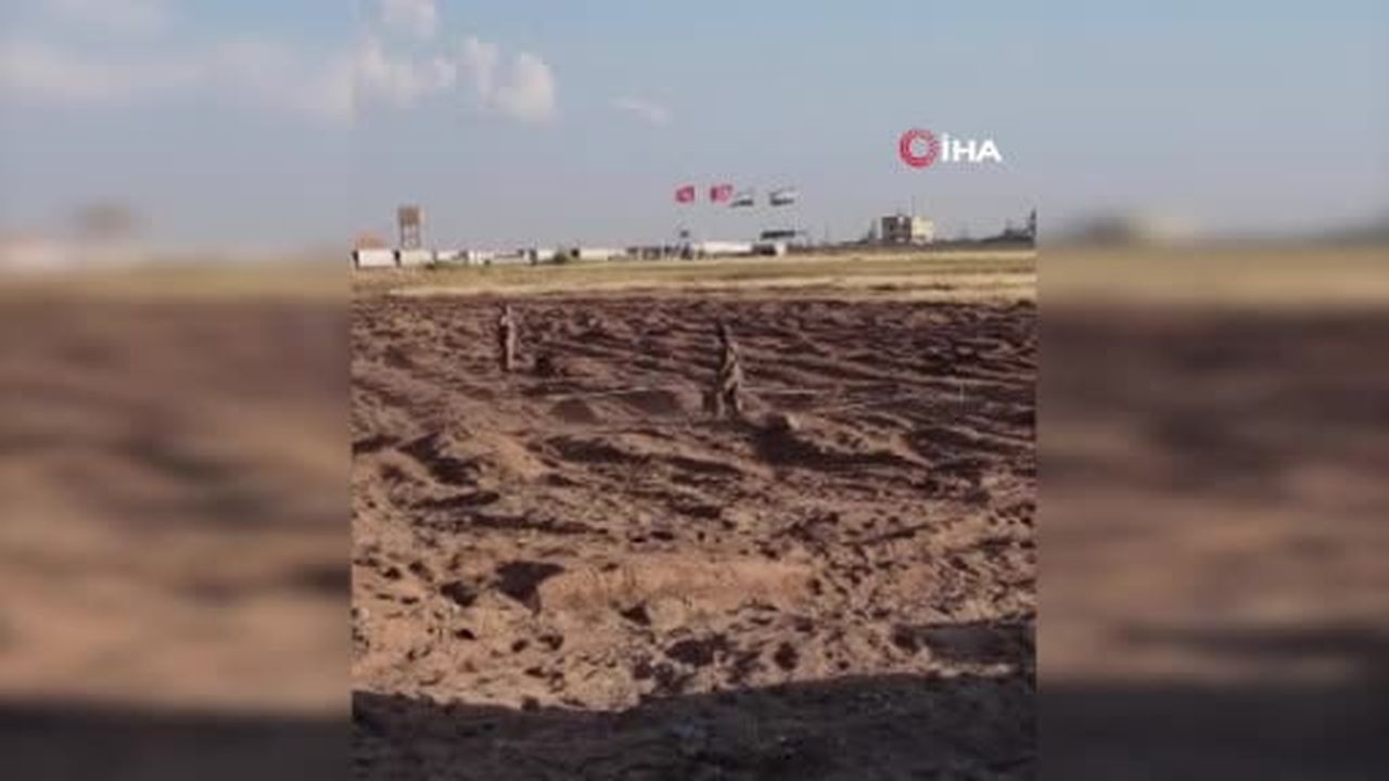 Öncüpınar Sınır Hattı'nda mayın temizleme çalışmaları sürüyor