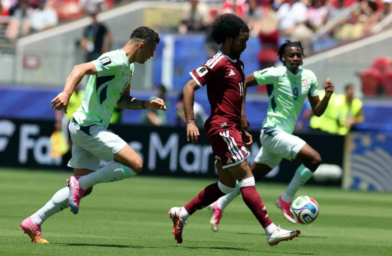 2026 FIFA DÜNYA KUPASI B GRUBU'NDA İSVİÇRE, KATAR İLE 1-1 BERABERE KALDI.