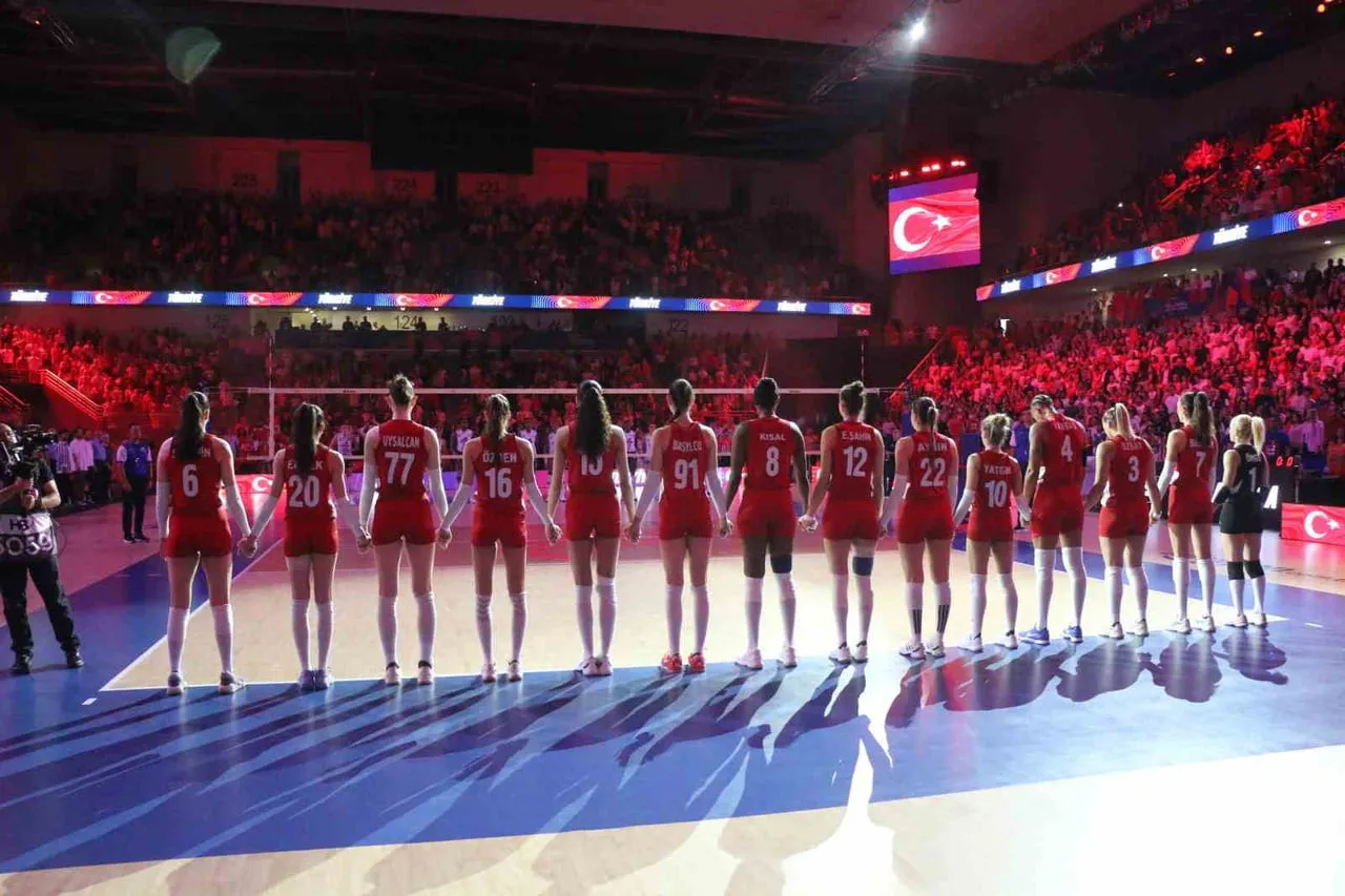 2026 VOLEYBOL MİLLETLER LİGİ'NİN ANKARA'DA DÜZENLENEN 2. ETABININ 2. MAÇINDA A MİLLİ KADIN...