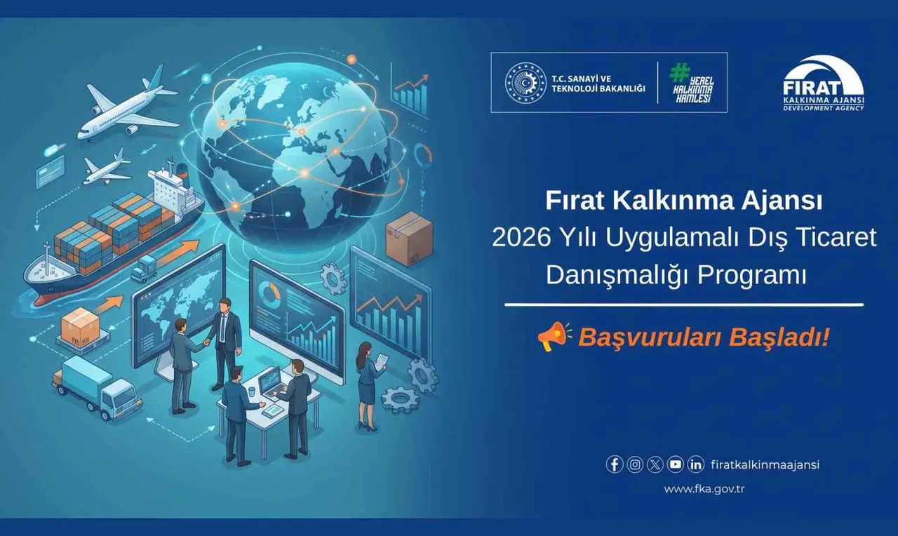 FIRAT KALKINMA AJANSINDAN İŞLETMELERE UYGULAMALI DIŞ TİCARET DANIŞMANLIĞI DESTEĞİ
