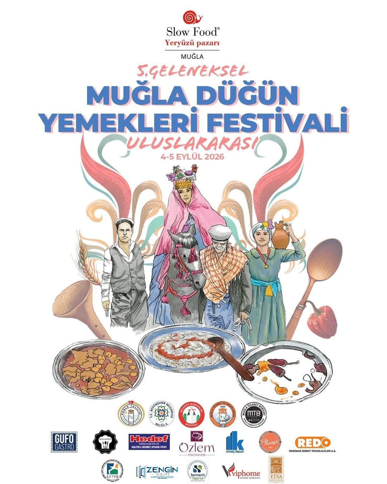 MENTEŞE, 5. ULUSLARARASI DÜĞÜN YEMEKLERİ FESTİVALİ’NE EV SAHİPLİĞİ YAPACAK