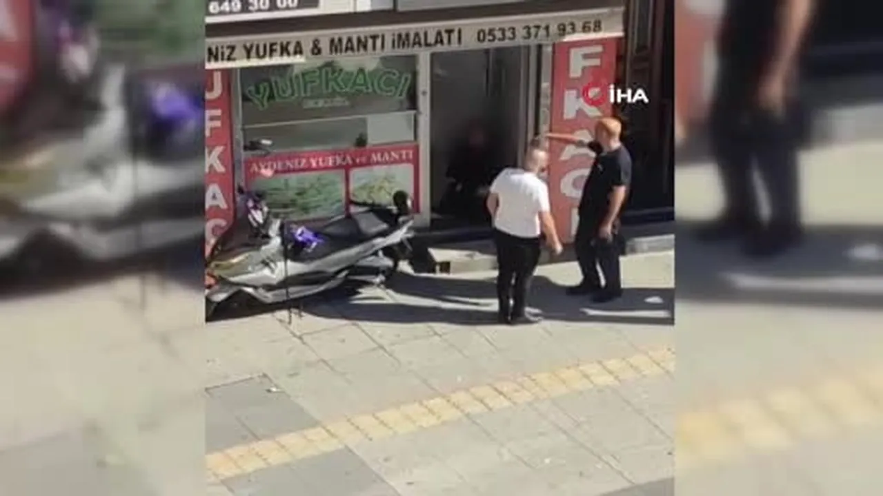 Gaziosmanpaşa'da eski sevgili dehşeti kamerada
