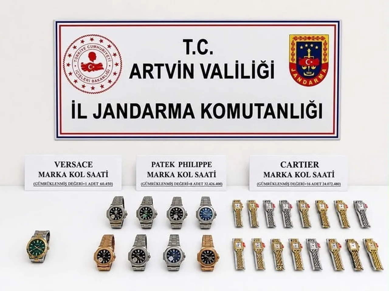 ARTVİN’DE JANDARMA EKİPLERİNCE DÜZENLENEN KAÇAKÇILIK OPERASYONLARINDA ÇOK SAYIDA KAÇAK ÜRÜN ELE...