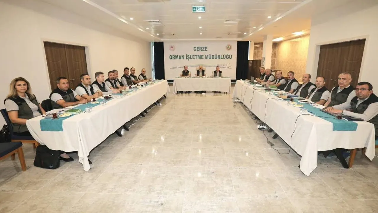 SİNOP ORMAN BÖLGE MÜDÜRLÜĞÜ TARAFINDAN EYLÜL AYI İŞLETME MÜDÜRLERİ TOPLANTISI, GERZE ORMAN İŞLETME...