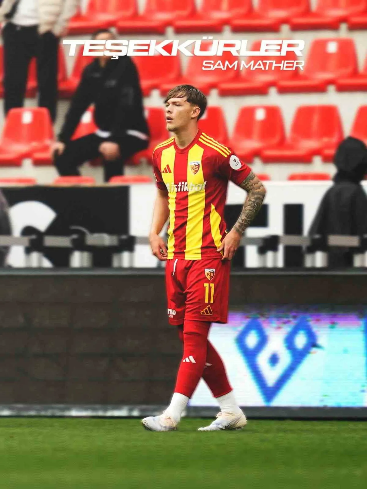 KAYSERİSPOR’DA SAM MATHER İLE YOLLAR AYRILDI.