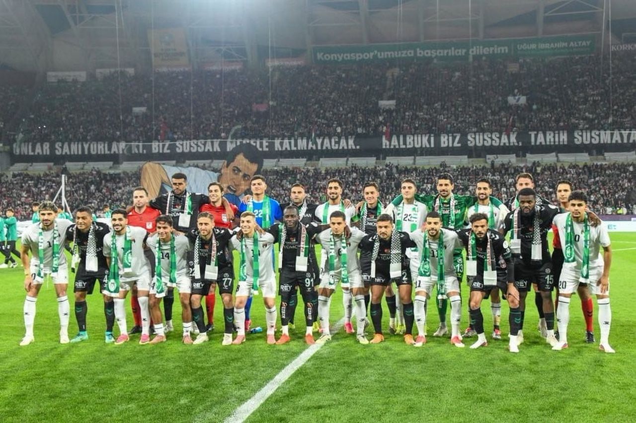 İLETİŞİM BAŞKANI BURHANETTİN DURAN, "KONYASPOR İLE FİLİSTİN MİLLİ TAKIMI’NIN ANLAMLI BULUŞMASI...