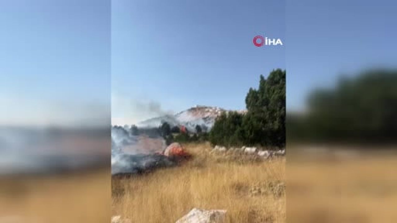 Isparta'da ormanlık alanda çıkan yangın 6 saatte söndürüldü