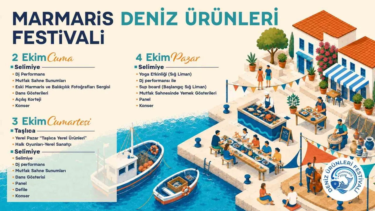 MARMARİS DENİZ ÜRÜNLERİ FESTİVALİ GENİŞ KİTLELERE ULAŞACAK