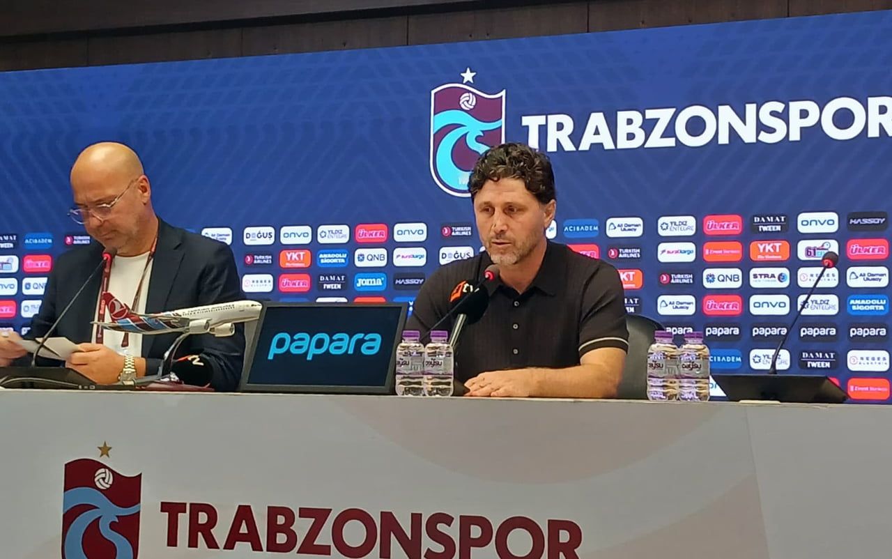 TRABZONSPOR TEKNİK DİREKTÖRÜ FATİH TEKKE, MAÇIN ARDINDAN DÜZENLENEN BASIN TOPLANTISINDA...