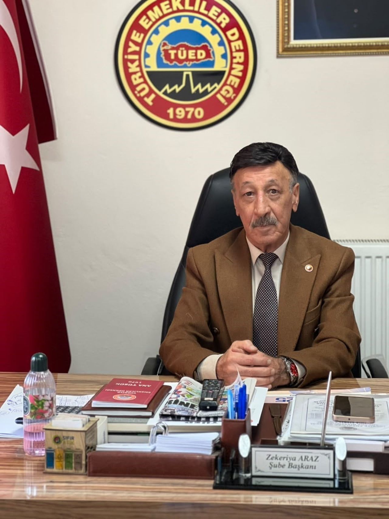 TÜRKİYE EMEKLİLER DERNEĞİ (TÜED) ERZURUM ŞUBE BAŞKANI ZEKERİYA ARAZ, TÜRKİYE İSTATİSTİK KURUMU...