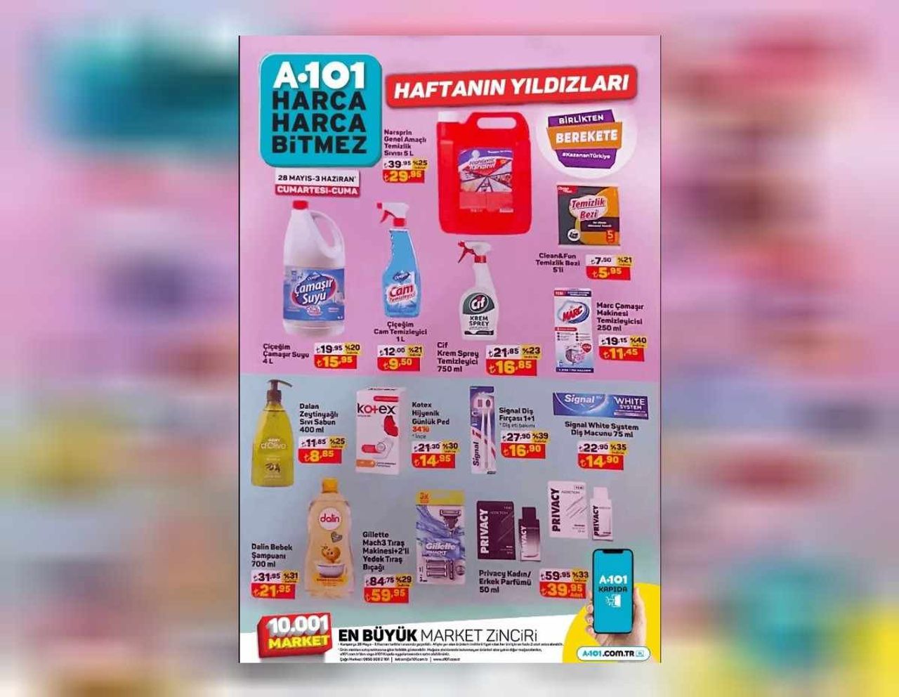 28 Mayıs - 3 Haziran A101 aktüel ürünler