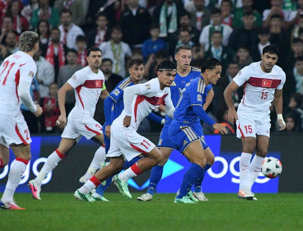 A MİLLİ FUTBOL TAKIMI, UEFA ULUSLAR A LİGİ 1. GRUP'TAKİ DÖRDÜNCÜ MAÇINDA YARIN DEPLASMANDA İTALYA...