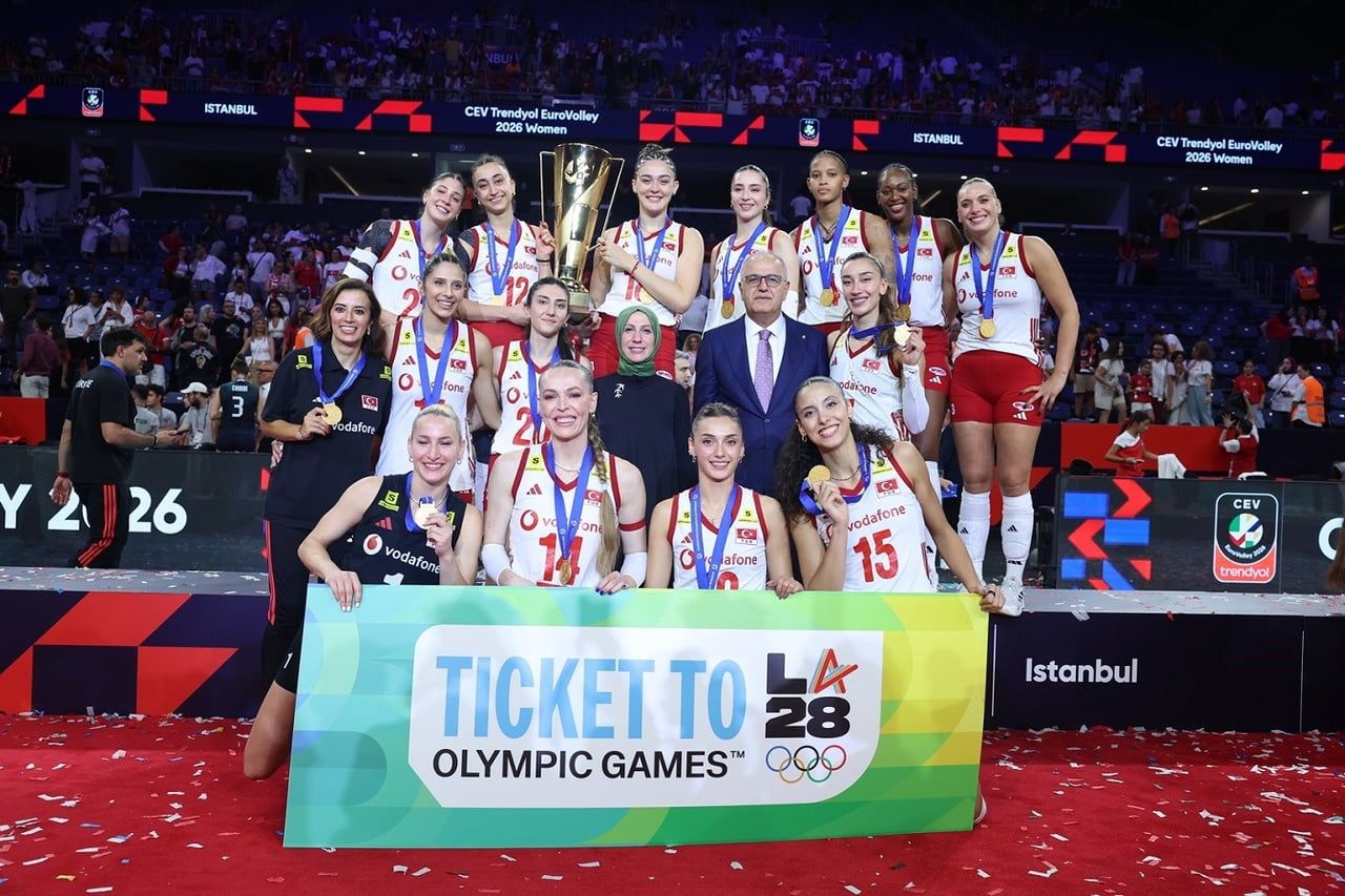 A MİLLİ KADIN VOLEYBOL TAKIMI, 2026 CEV TRENDYOL KADINLAR AVRUPA VOLEYBOL ŞAMPİYONASI’NDA...
