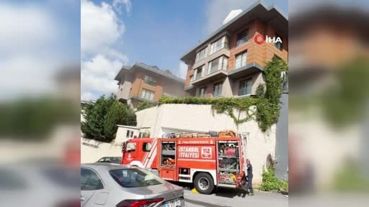 Sarıyer’de korkutan yangın: 8 kişi tahliye edildi