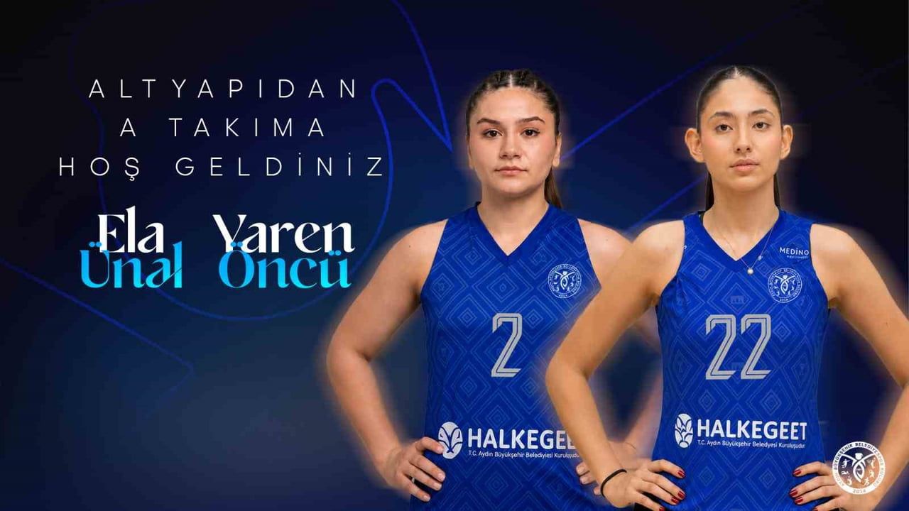 AYDIN BÜYÜKŞEHİR BELEDİYESPOR, YENİ SEZON KADRO YAPILANMASI KAPSAMINDA ALTYAPISINDAN YETİŞEN İKİ...